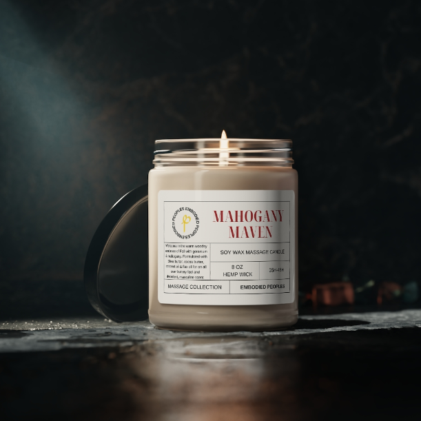 5A. Mahogany Maven Massage Candle