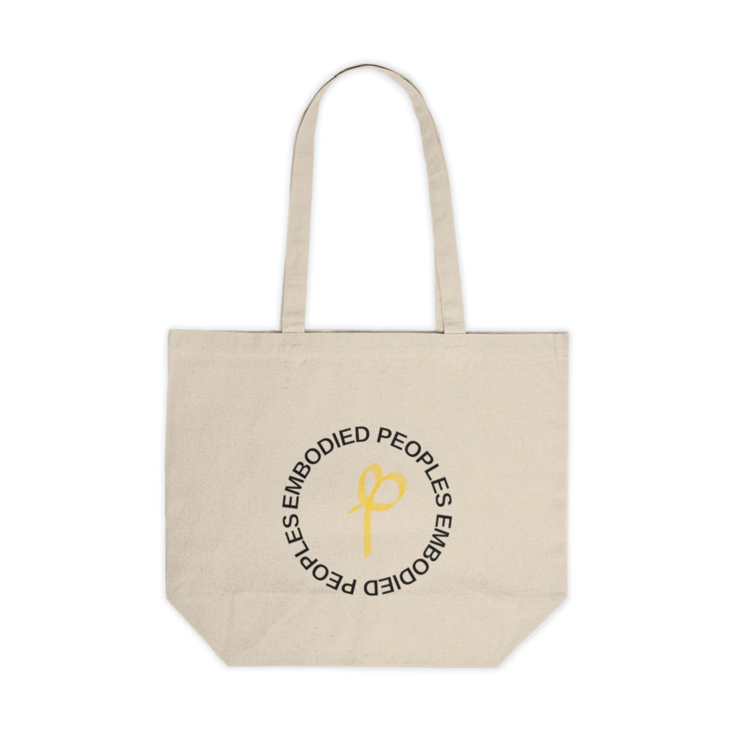 Don't Quit Yourself Canvas Shopping Tote