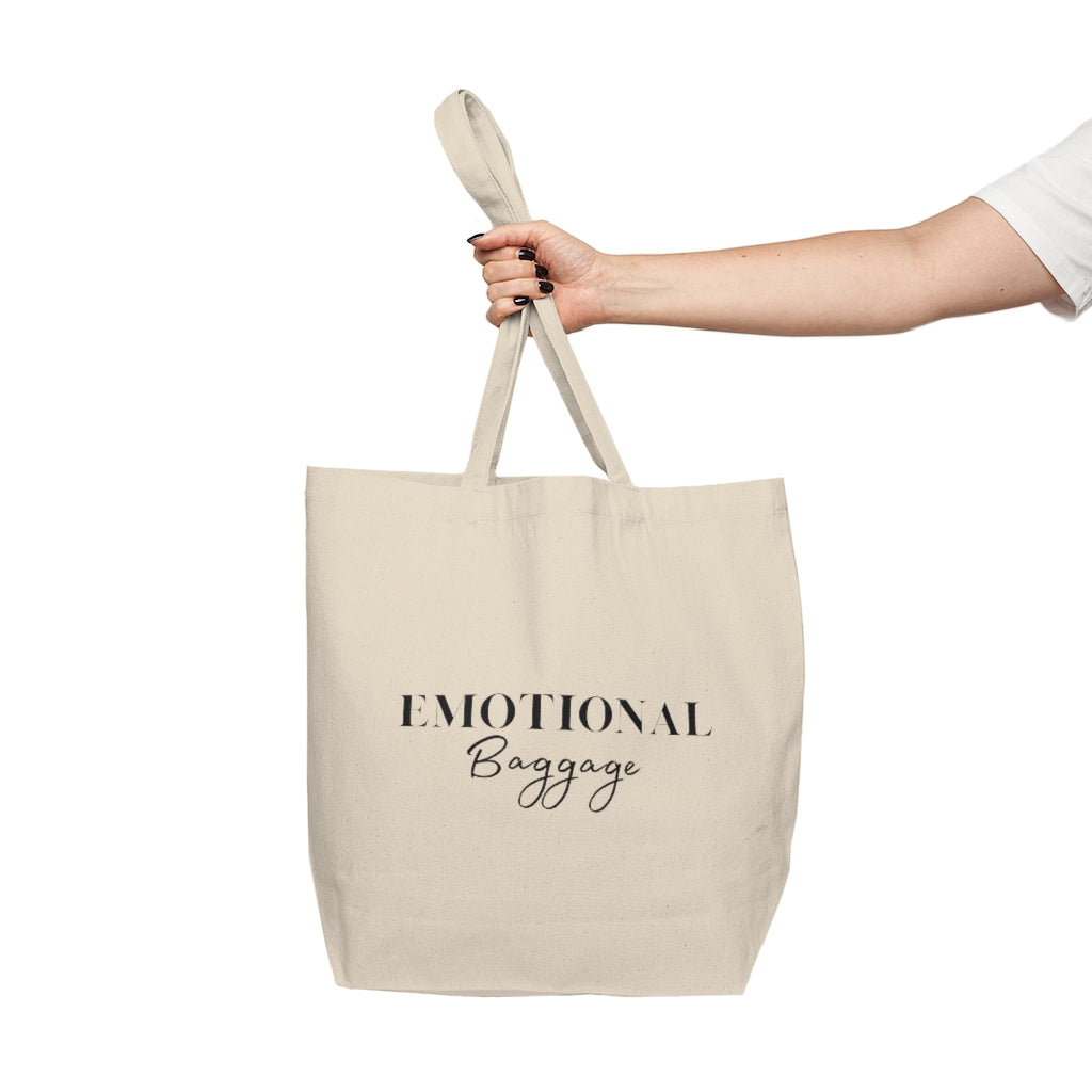 Emotional Baggage Canvas Shopping Tote